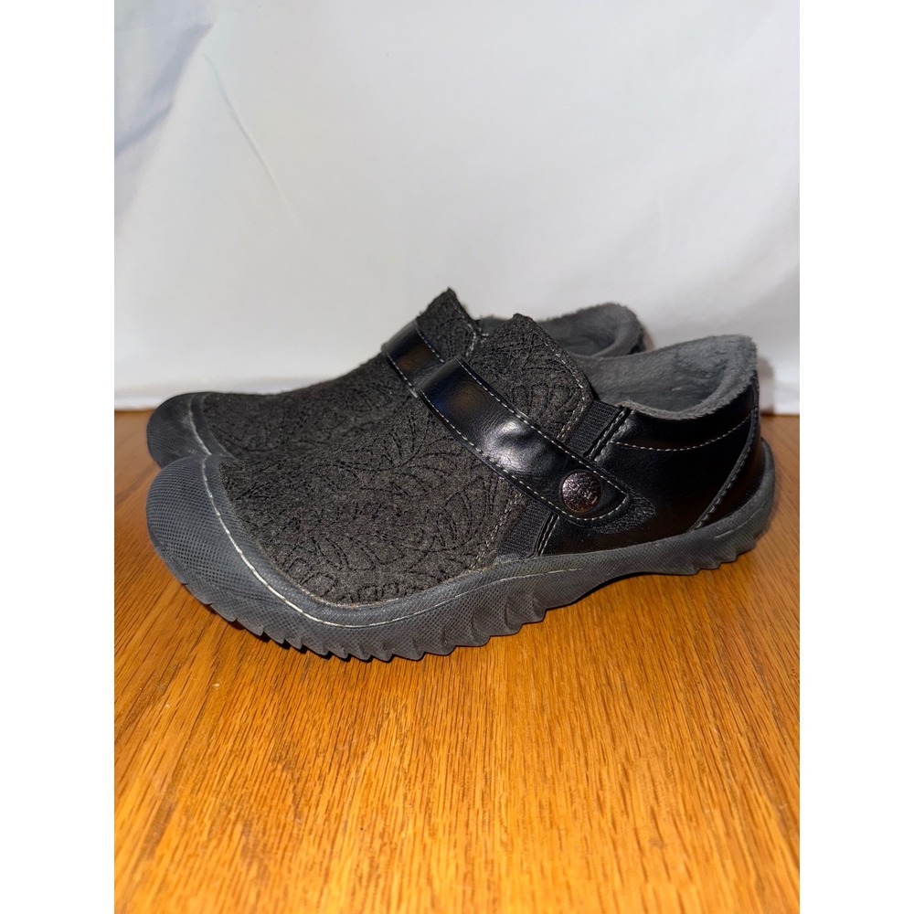 Black Clogs Comfort Casual Shoes Slip On Mules Womens size 7M
